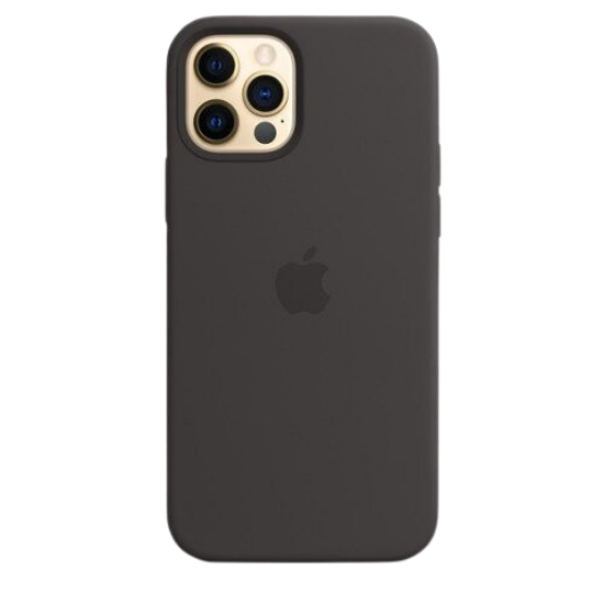 Apple silicone case with MagSafe iPhone 12/12 Pro (Original Quality) Black